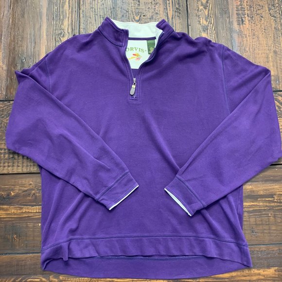 Orvis 1/4 zip pullover sweater - Picture 1 of 3